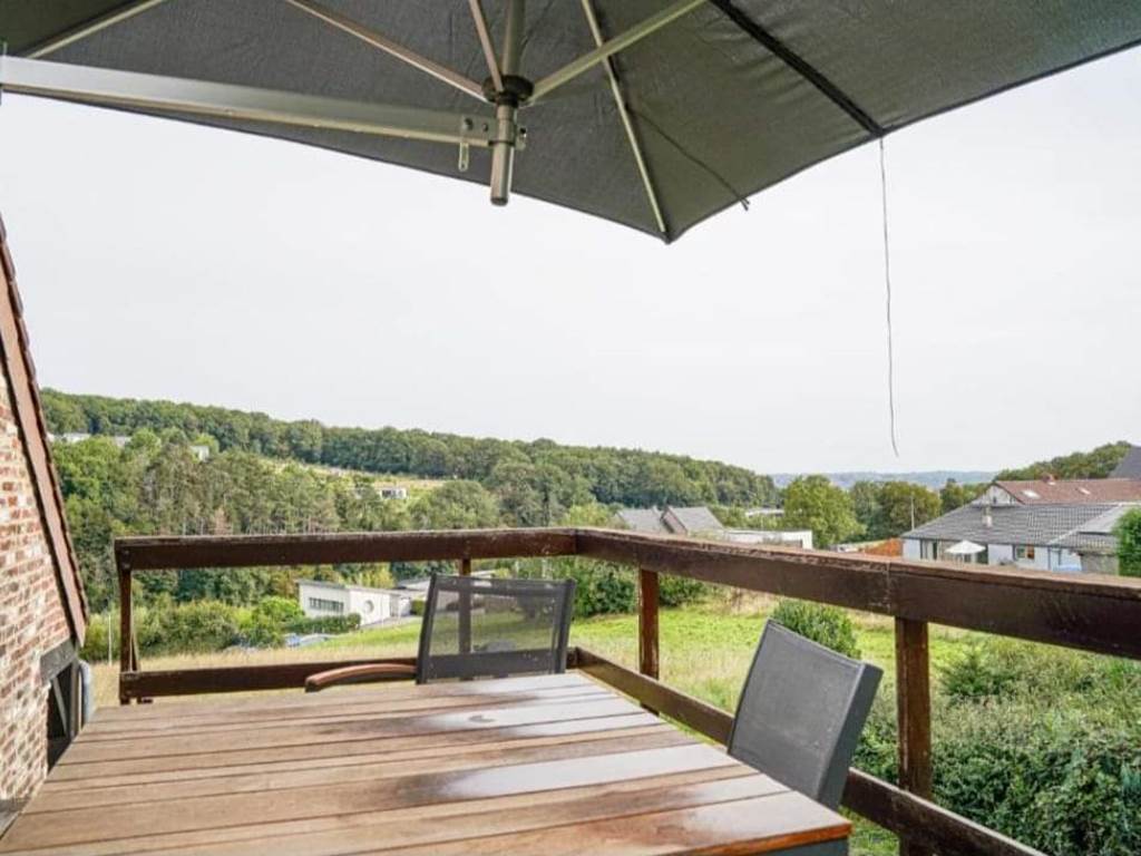 Vue depuis le Balcon du Gîte sur la Campagne Namuroise