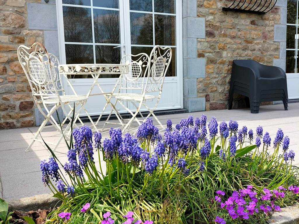 terrasse fleurie