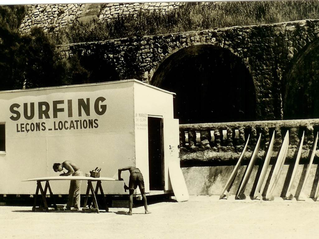 ecole de surf été 1966