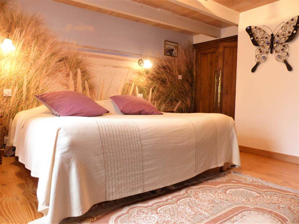 Demeure des tilleuls  chambre papillon