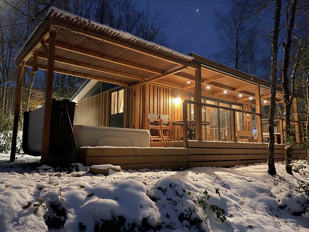 HY•Lødge Spa 6 personnes avec spa privatif