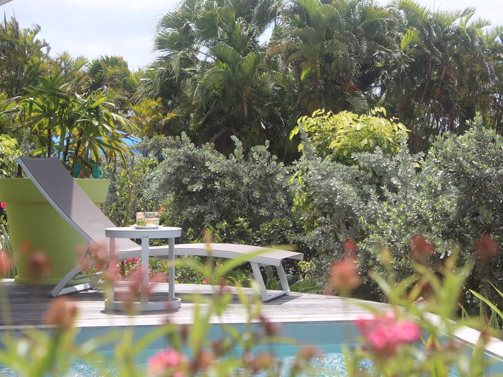 Iguane House villas & Micro Spa Villa Lagon terrasse jardin