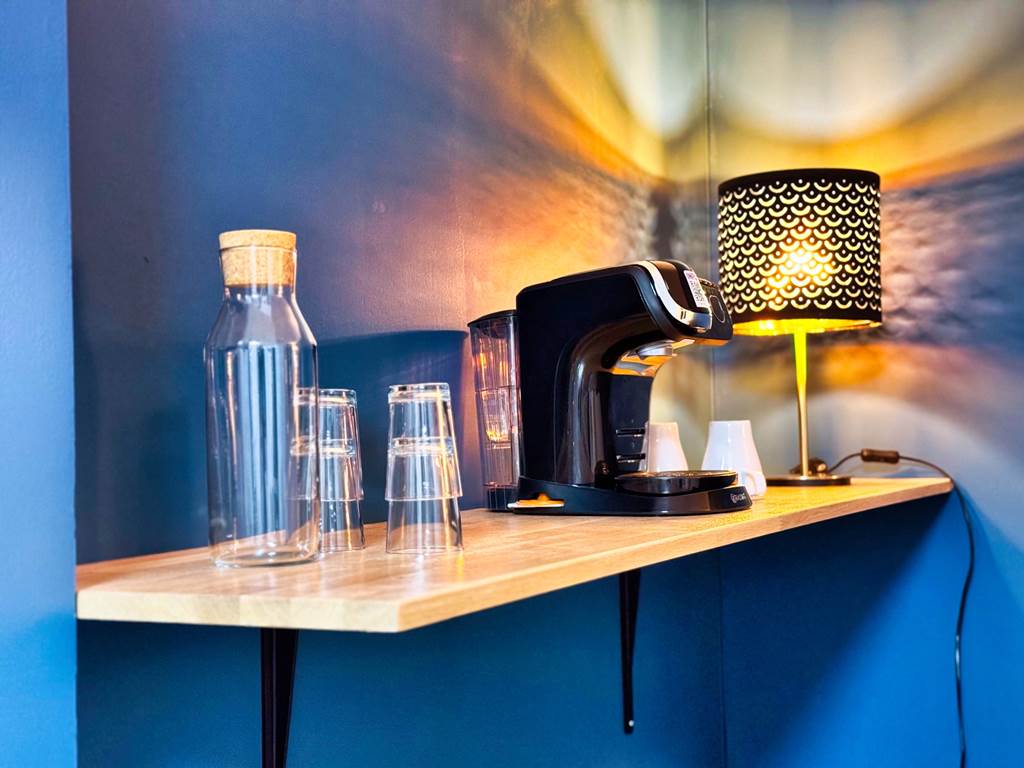 Espace café et boissons dans spa privatif – Spa Le Magnolia