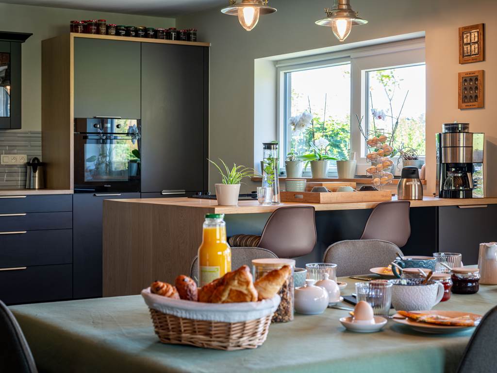 Premier repas de la journée copieux