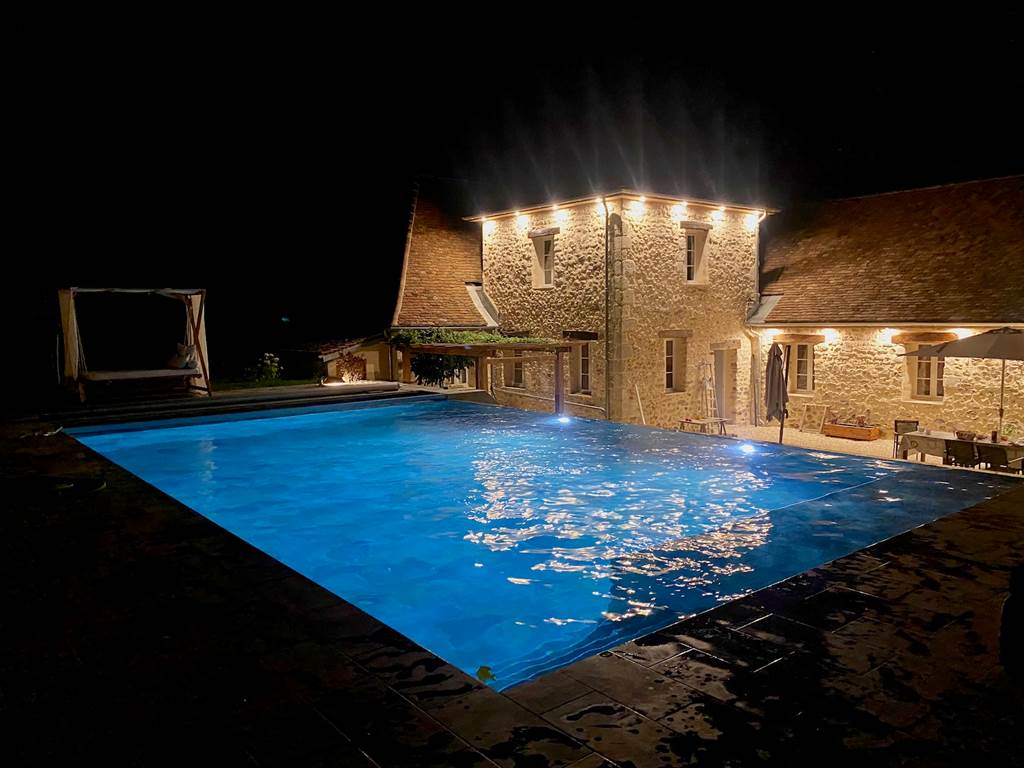 Piscine de nuit
