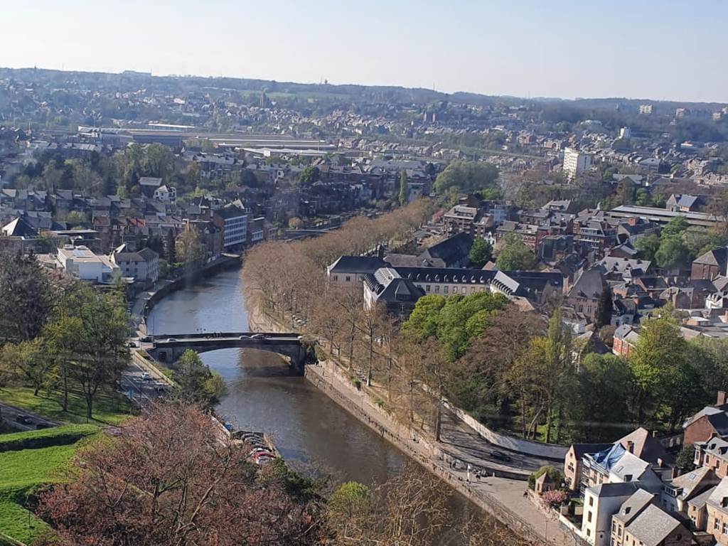 Namur vue Sambre
