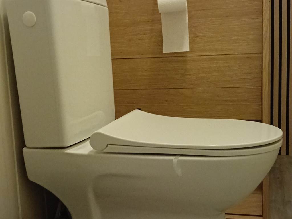 Nouveau WC au Gîte Chez Marie