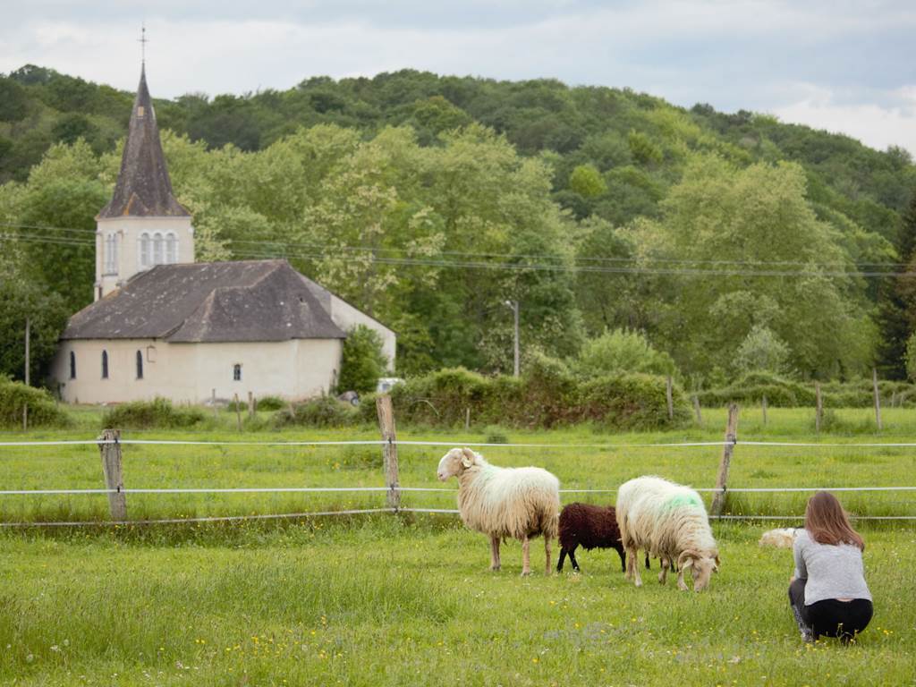 mini-ferme à la campagne