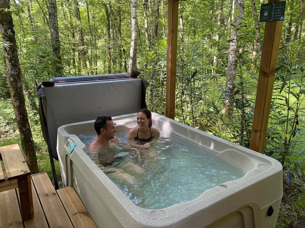 HY•Lødge Spa 2 personnes avec spa privatif