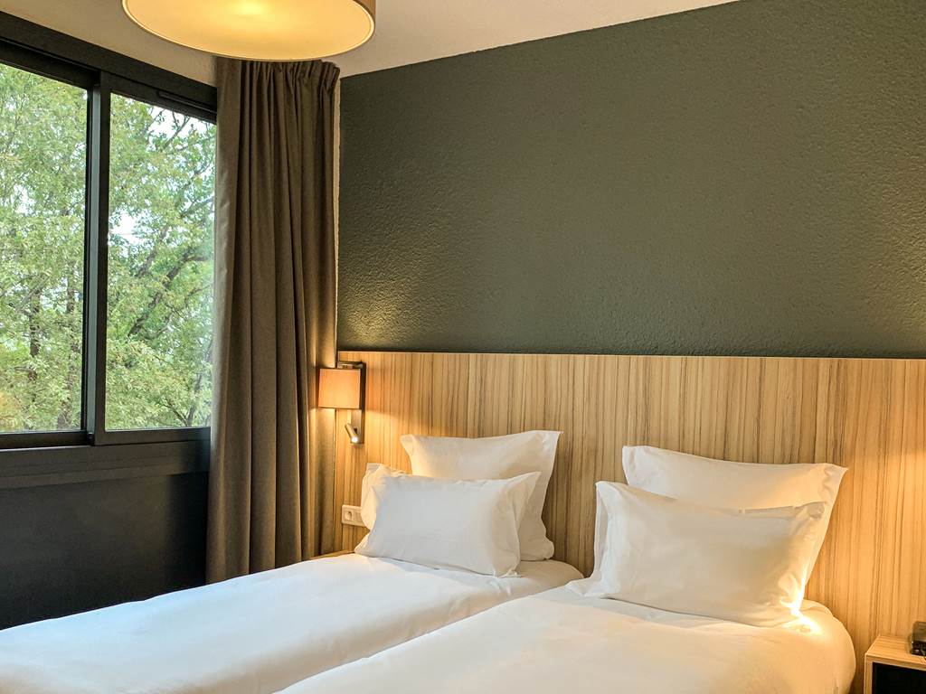 Chambre Twin Vue foret Lit 2 Hotel Le Bois d'Imbert