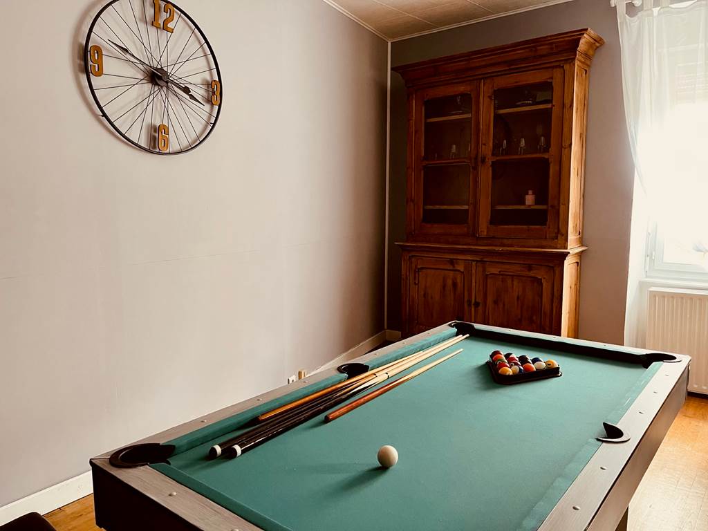 Au bonheur Arédien, salle de billard
