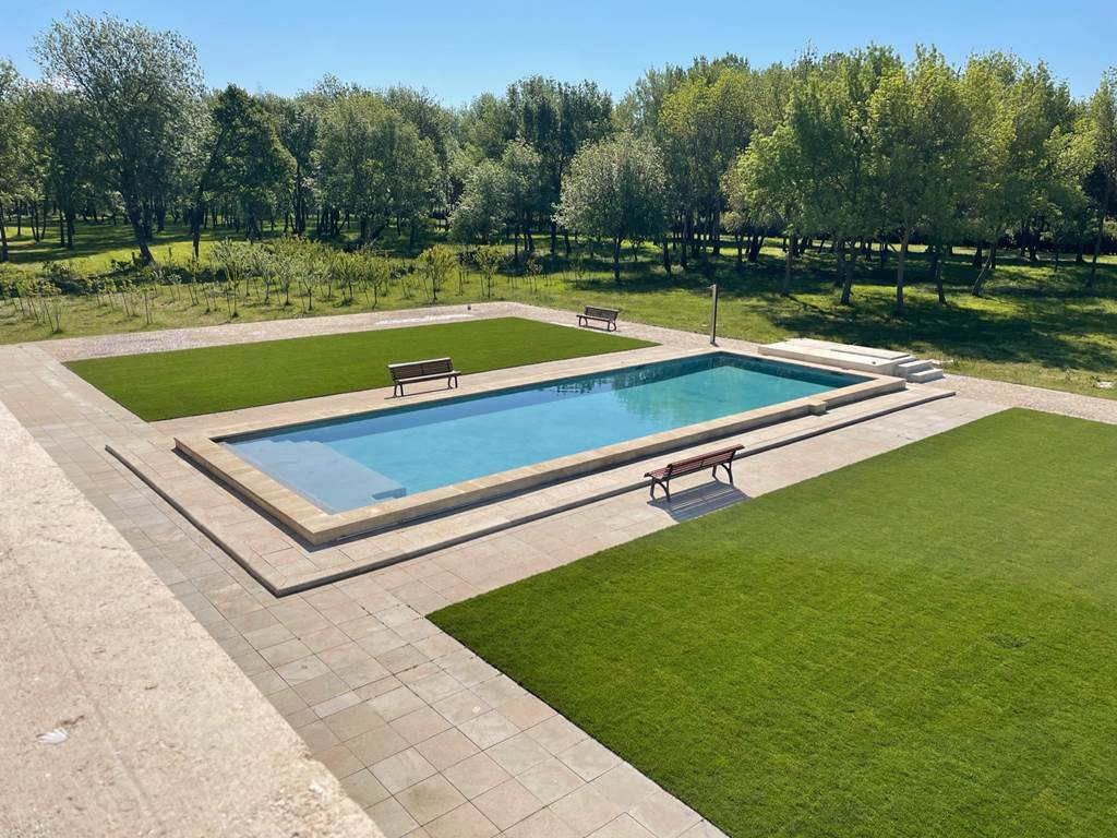 VUE AERIENNE PISCINE