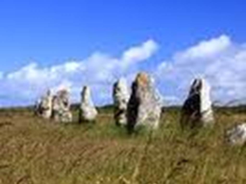 les alignements de Lagatjar  à Camaret