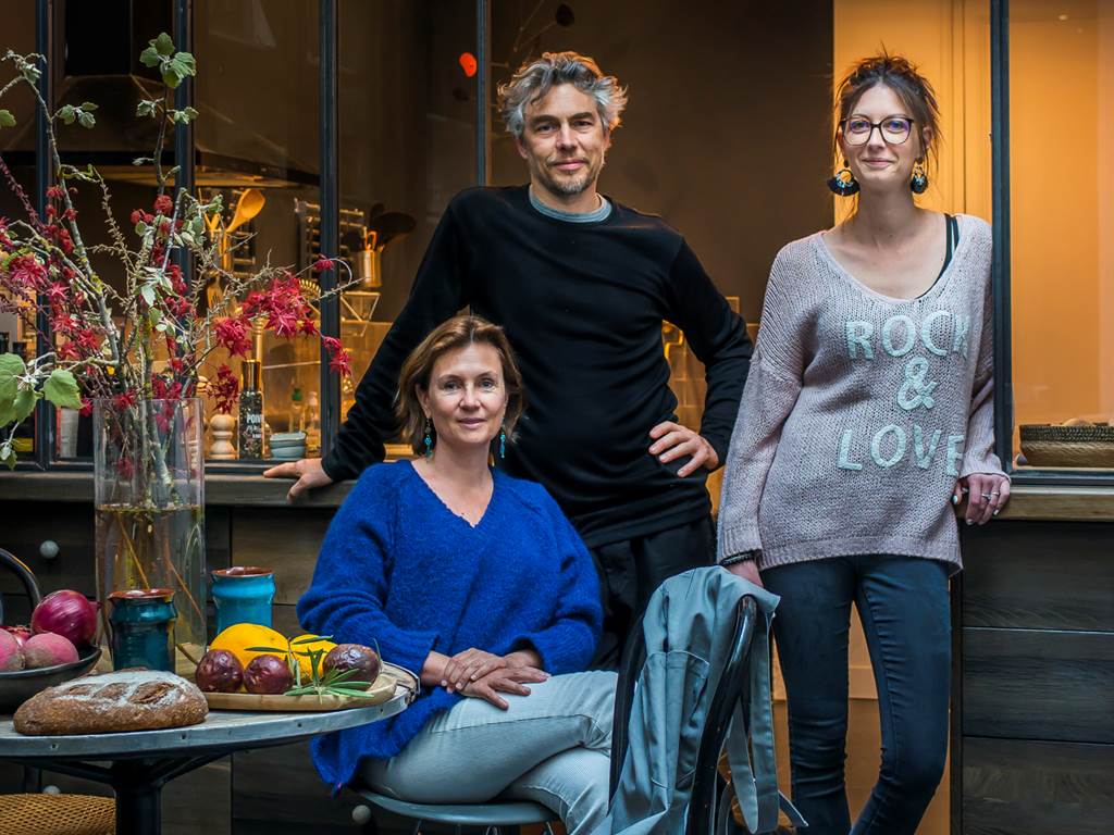 Notre équipe : Sophie, Lucille et Jérôme