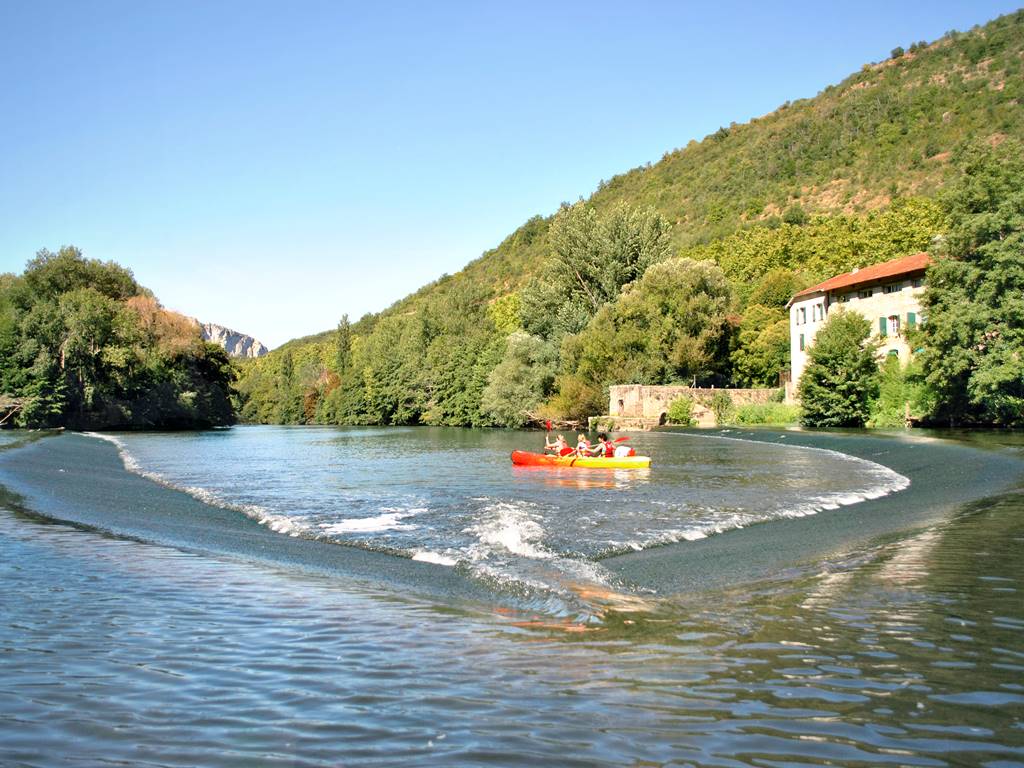 Passe du moulin de roumégous à Saint Antonin noble Val