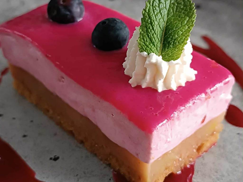 Dessert au cassis Les Rêves de Baie de Somme