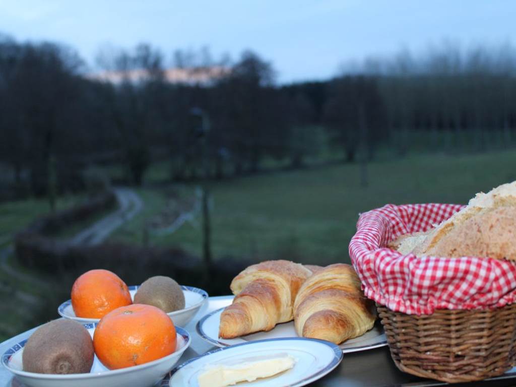 petit déjeuner à base de produits frais et locaux