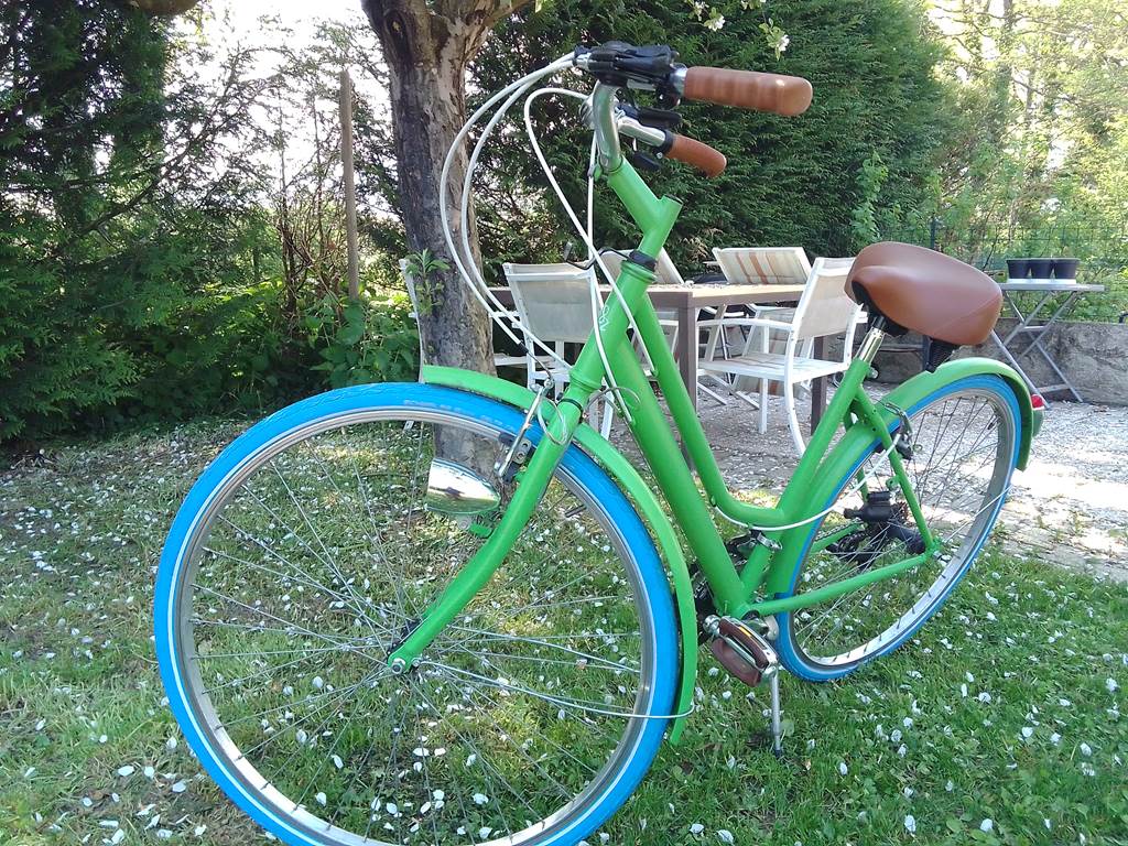 La-Bicyclette-du-gite-prêt-de-vélos-les-gites-de-josefine-et-voltire-ornex-ferney-voltaire-Genève