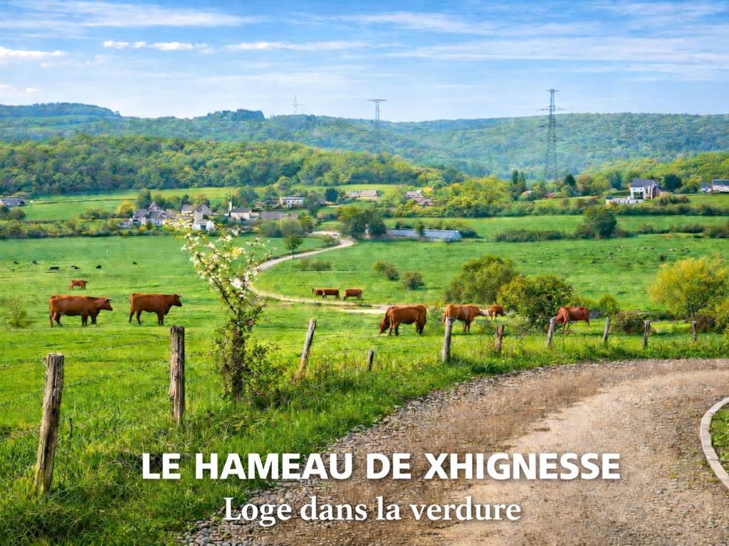Le Hameau de Xhignesse logé dans la verdure