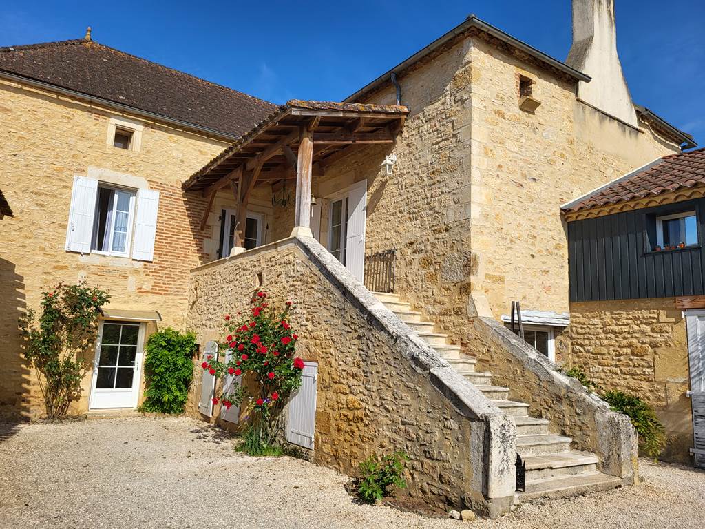 Entrée de la maison d'hôtes