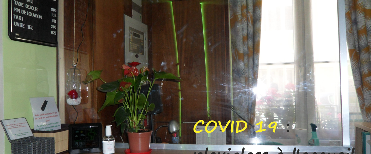 COVID 19 PLEXI A L'ACCUEIL