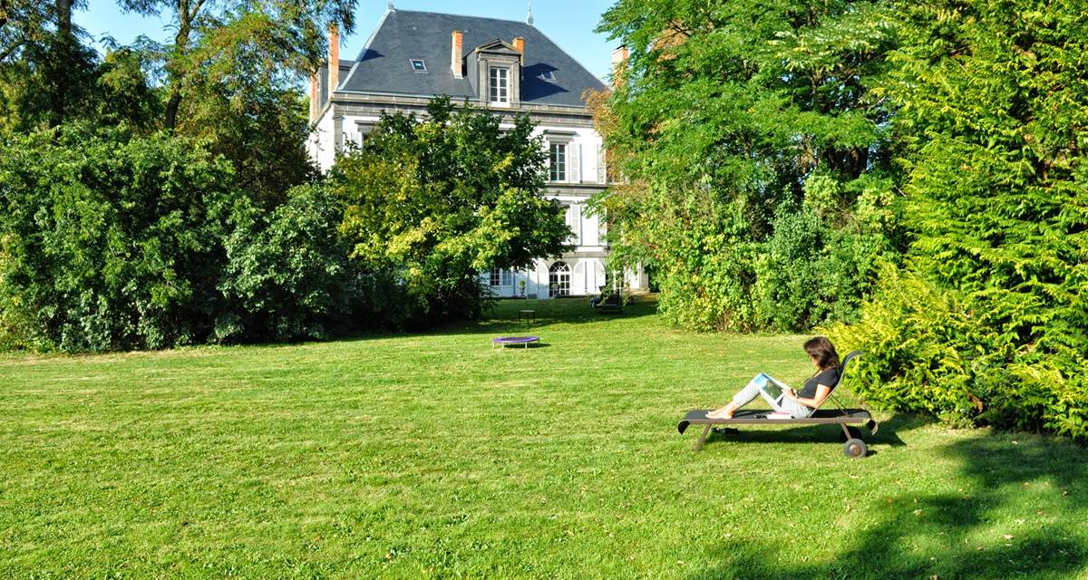 parc ensoleillé