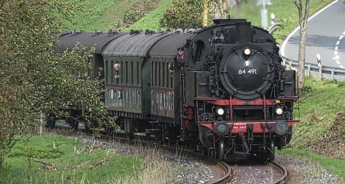 Venir en train