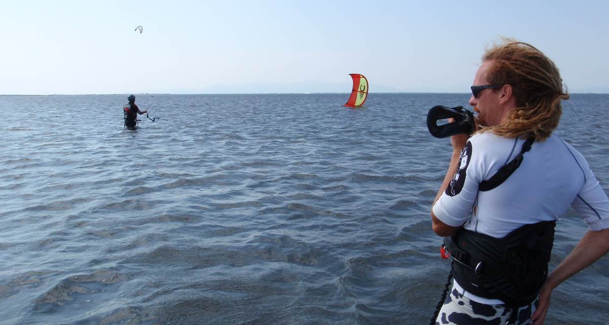 cours kite avec distanciation