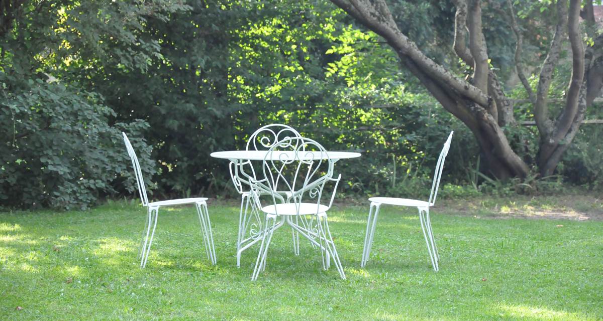 Jardin ambiance romantique