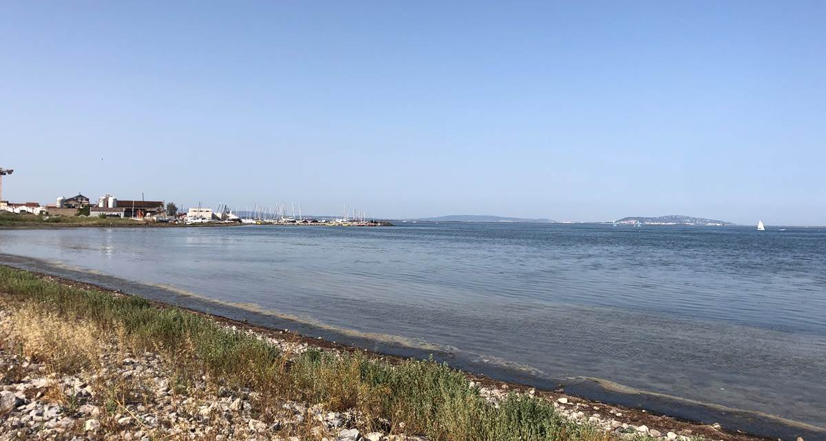 Etang de Thau direction Marseillan-ville