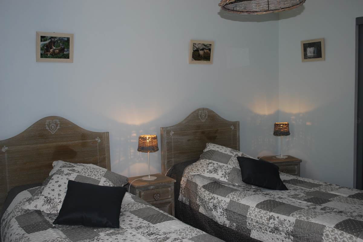 chambre vercors 2 lits de 90X200