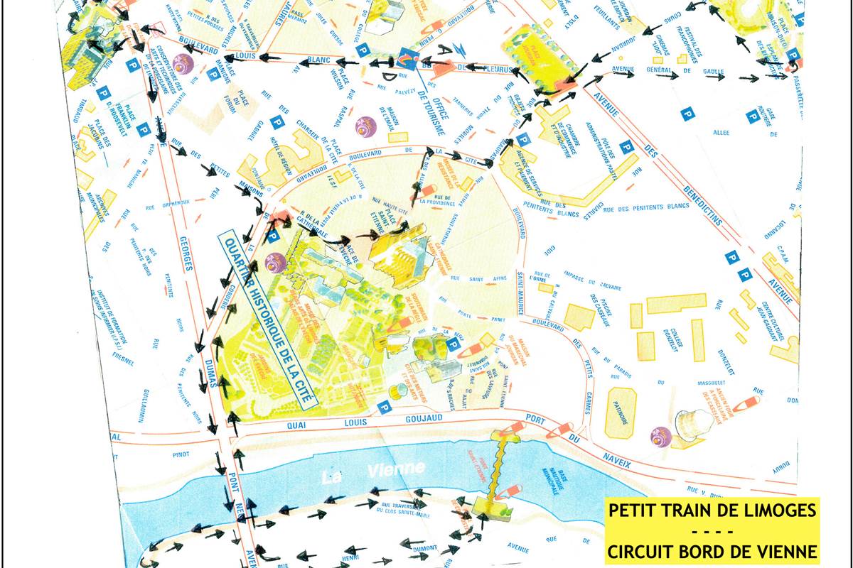 Petit train de Limoges Bords de Vienne