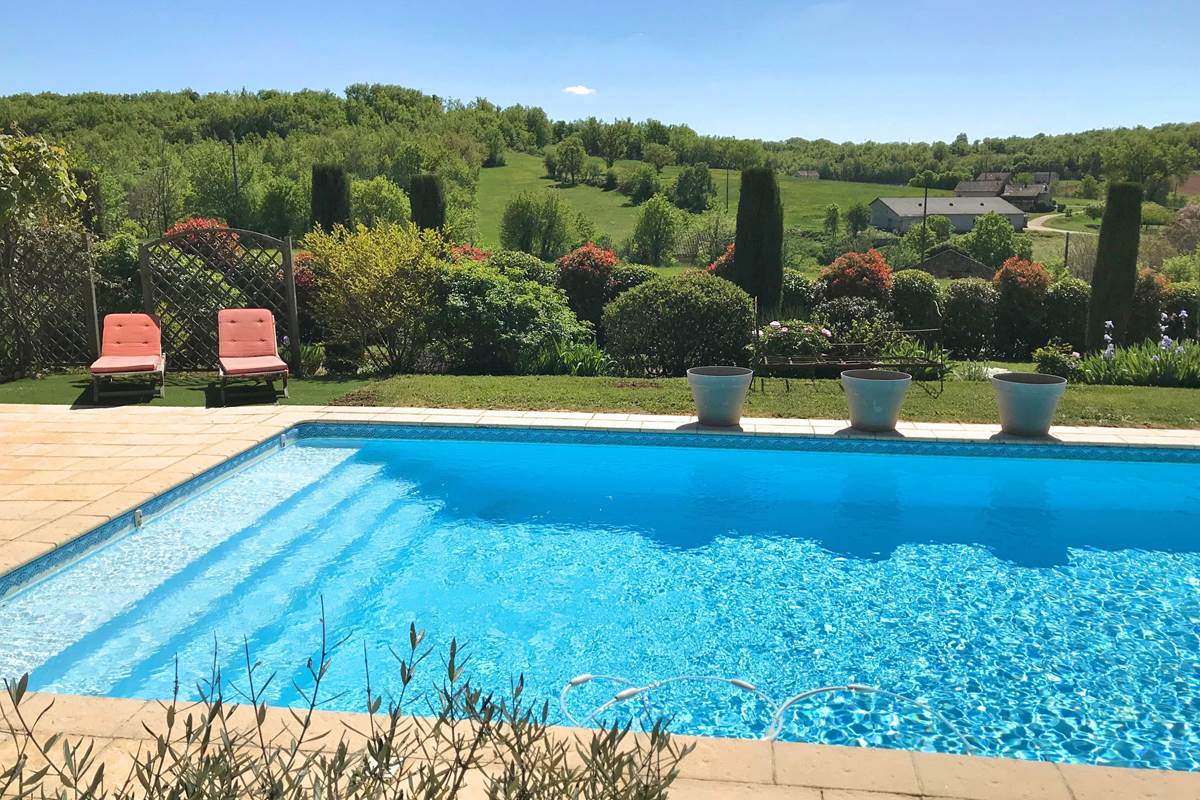 Belle vue sur la campagne lotoise