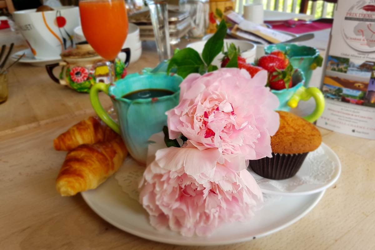 printemps-petit déjeuner gourmandbrunch au Ranch des Lacs Hôtel 87120