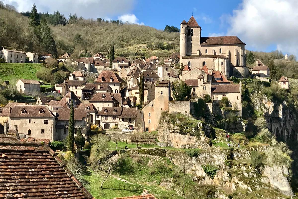 Vue sur Saint Cirq Lapopie