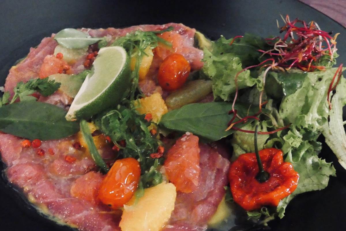CEVICHE AUX AGRUMES ET WAKAME