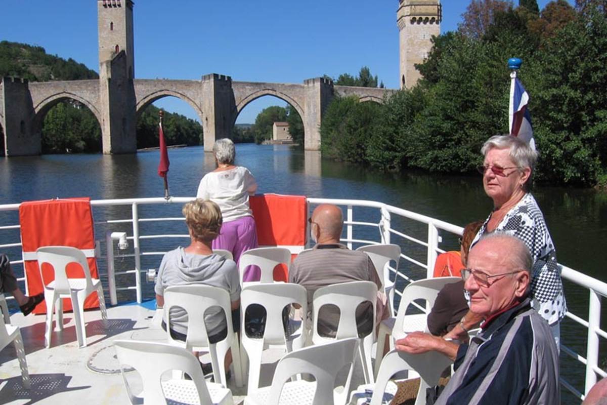 Croisière sur le Lot à Cahors