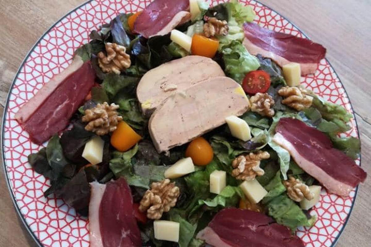salade de foie gras
