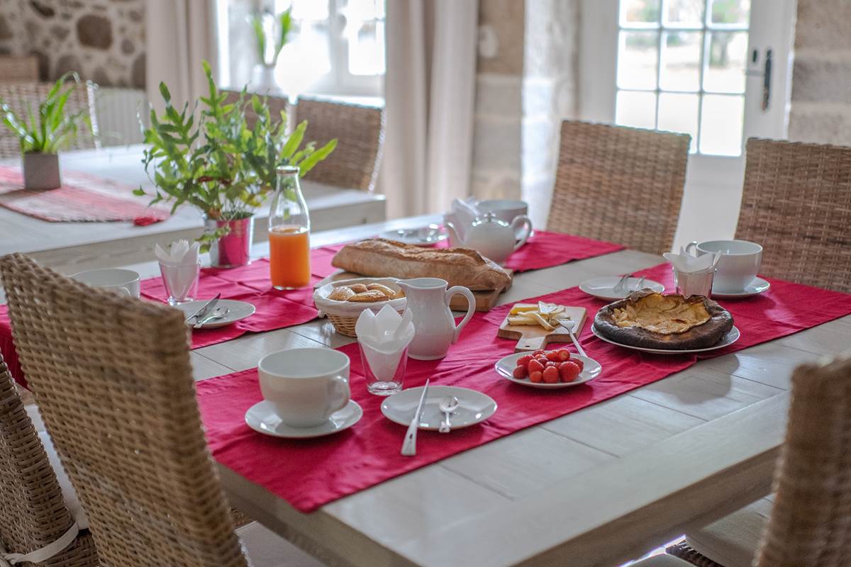 La table d'hôtes de la Vieille Maison de Pensol