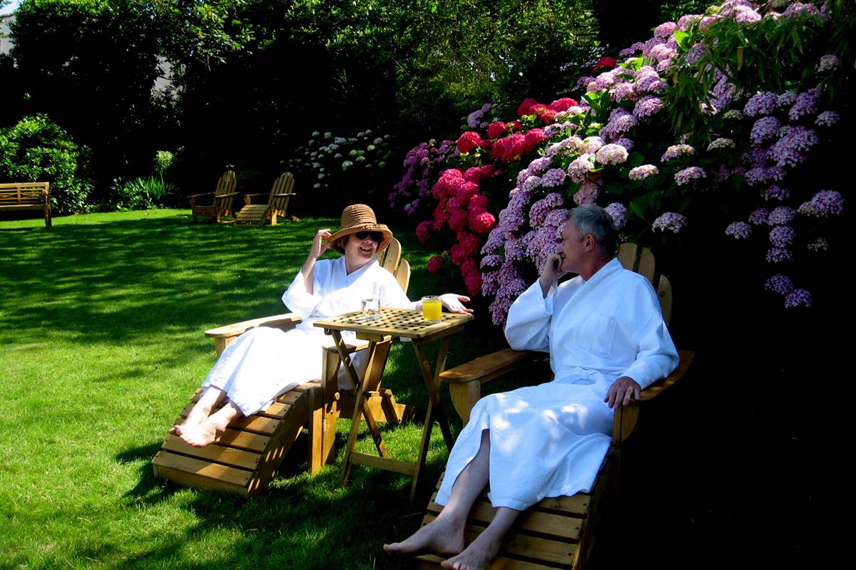 relaxation au jardin
