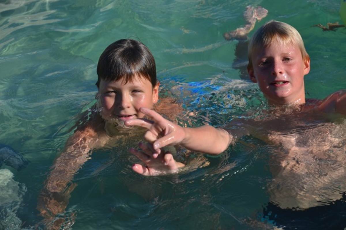 swimming