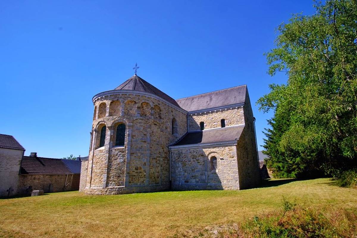 Vue du passage entre nos gîtes