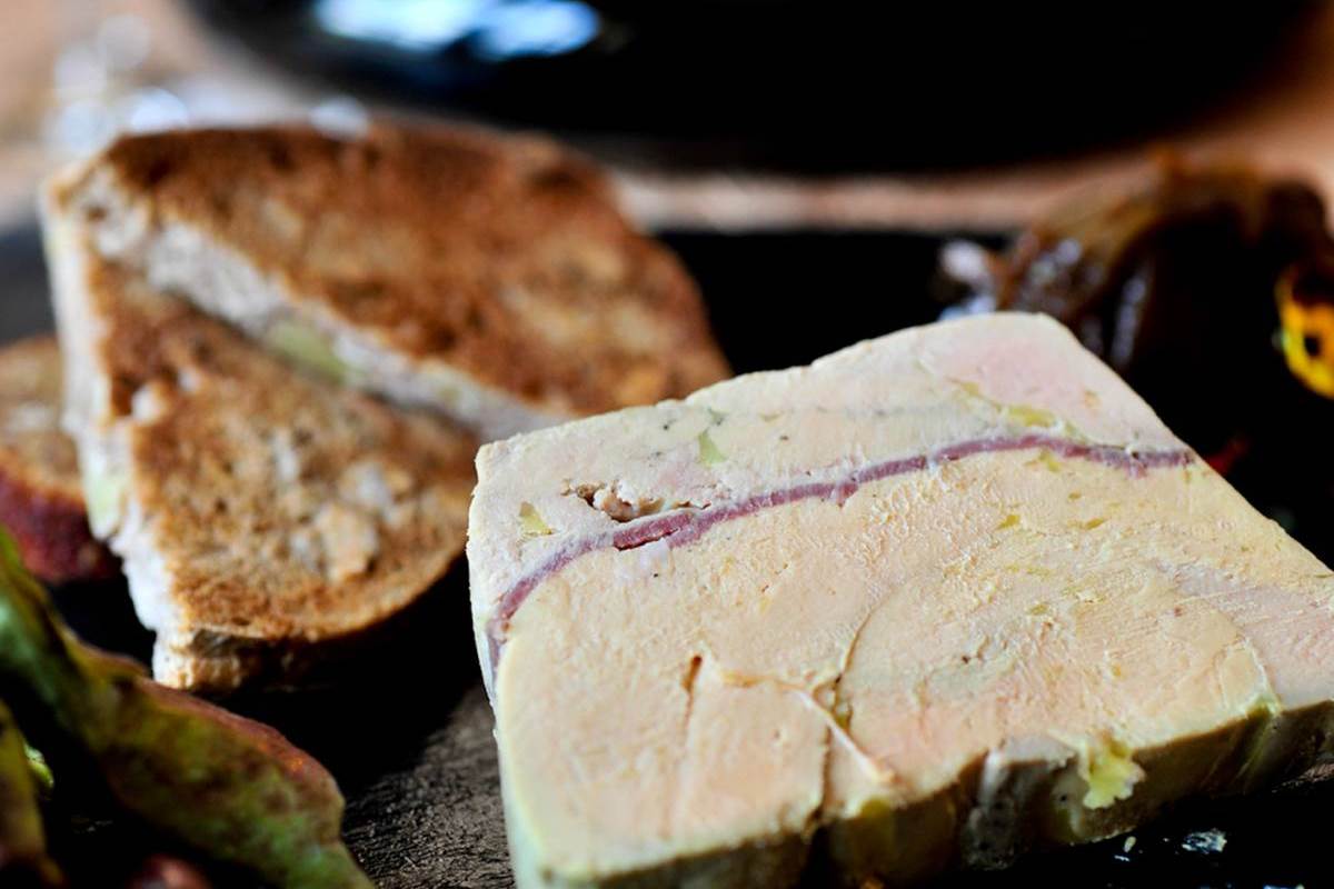 assiette de foie gras de canard - lot