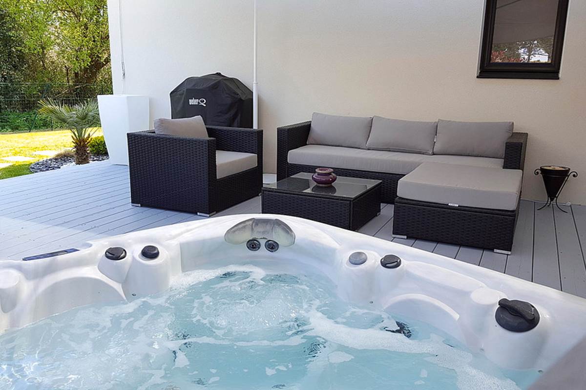 espace jacuzzi La Villa d'Escoublac