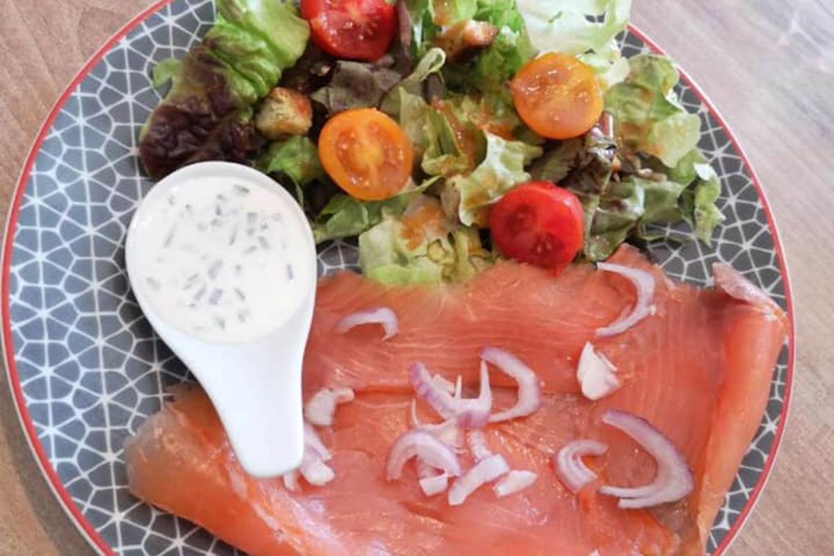 entrée saumon
