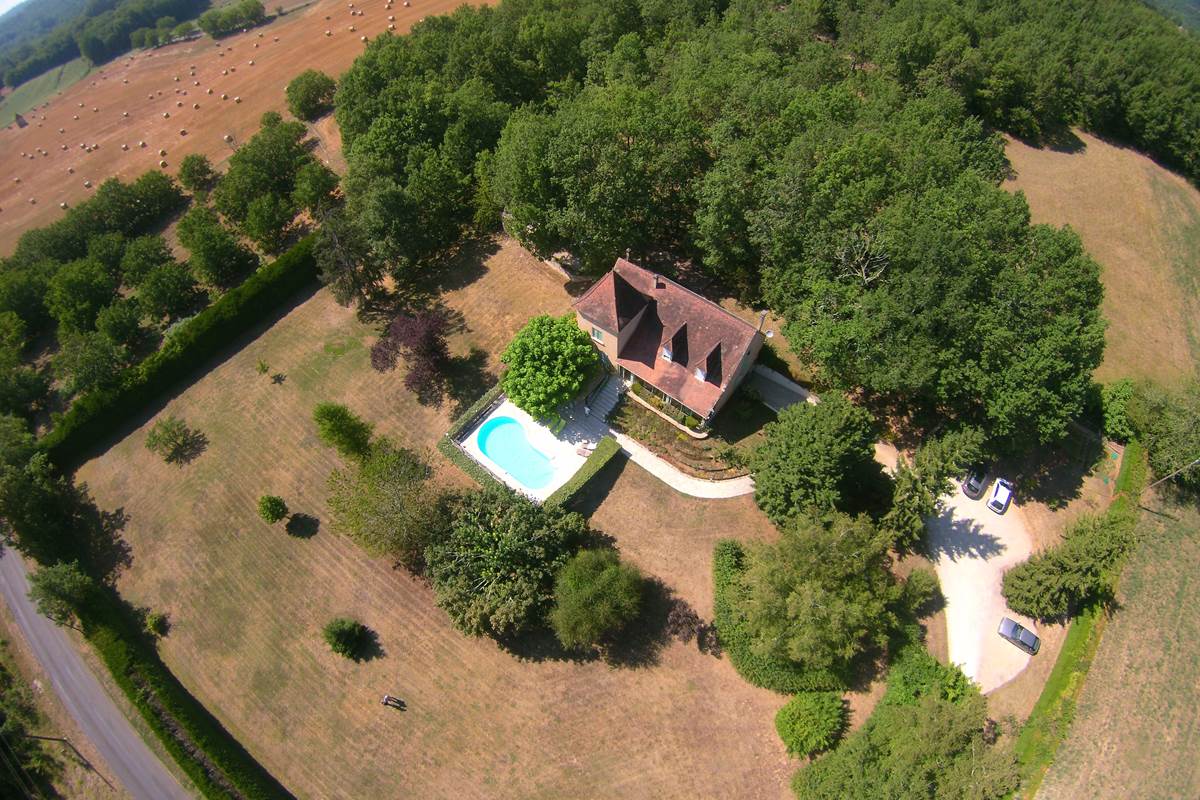 drone chambres d'hôtes dordogne perigord feuillantines