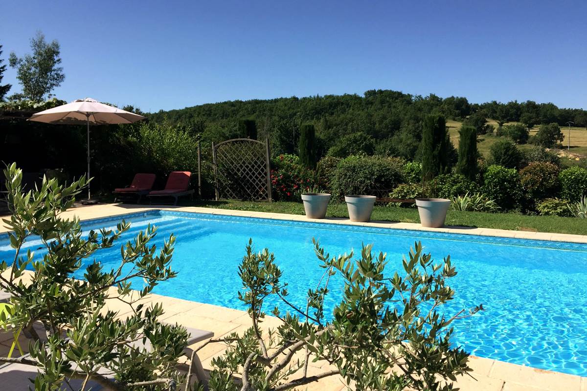 Belle vue sur la campagne lotoise