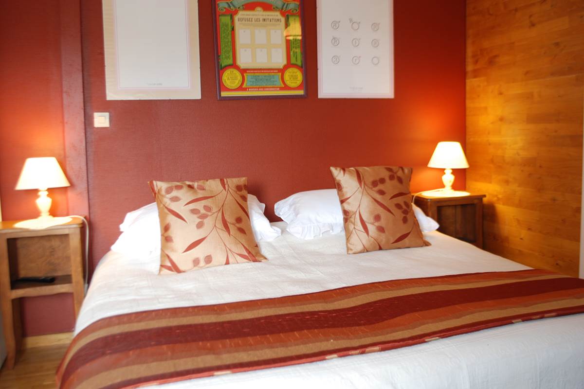 chambre L'R de Rien double lit de 1,80m x 2,00m