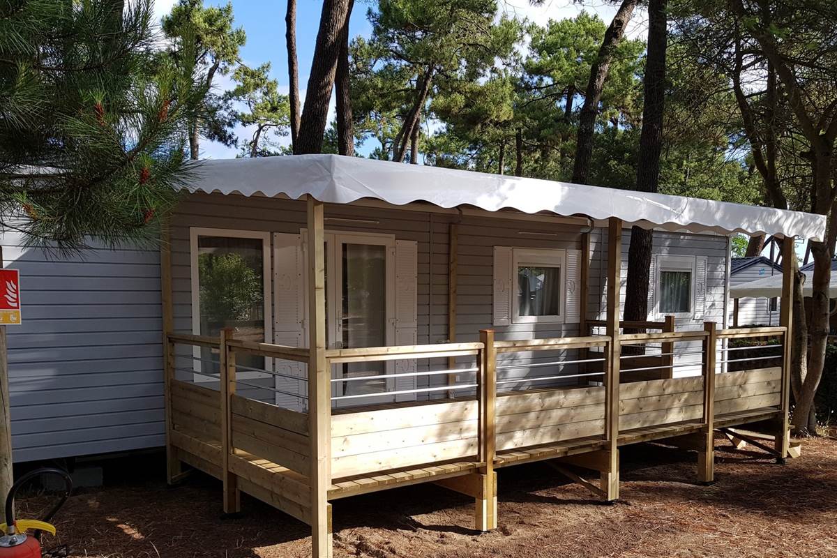 Mobil-Home Ceteau - Camping Les Pins d'Oléron - Ile d'Oléron