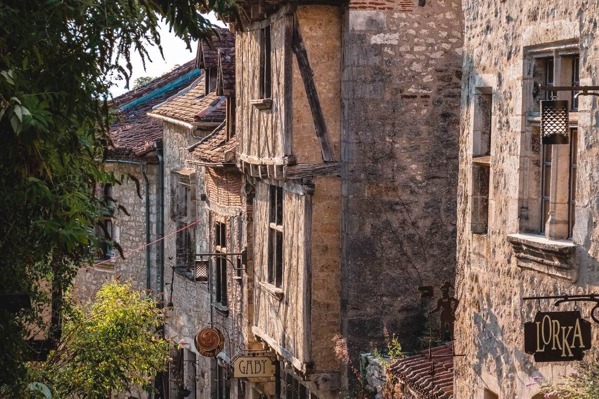 Ruelle de charme à Saint Cirq Lapopie